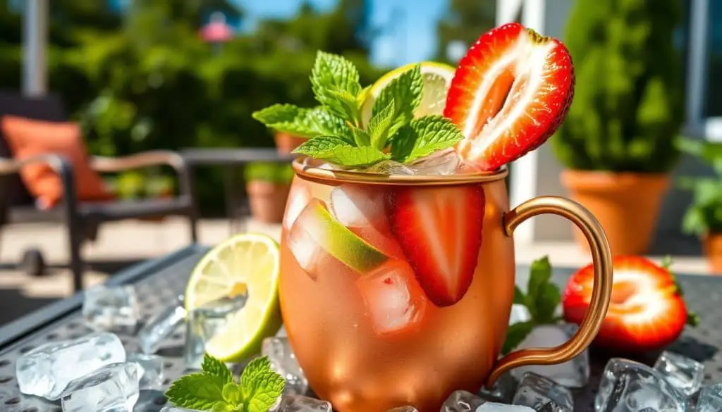 summer drink mocktail