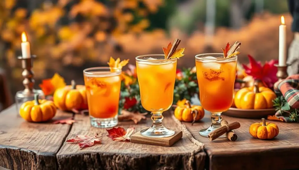 tips for serving autumn drinks