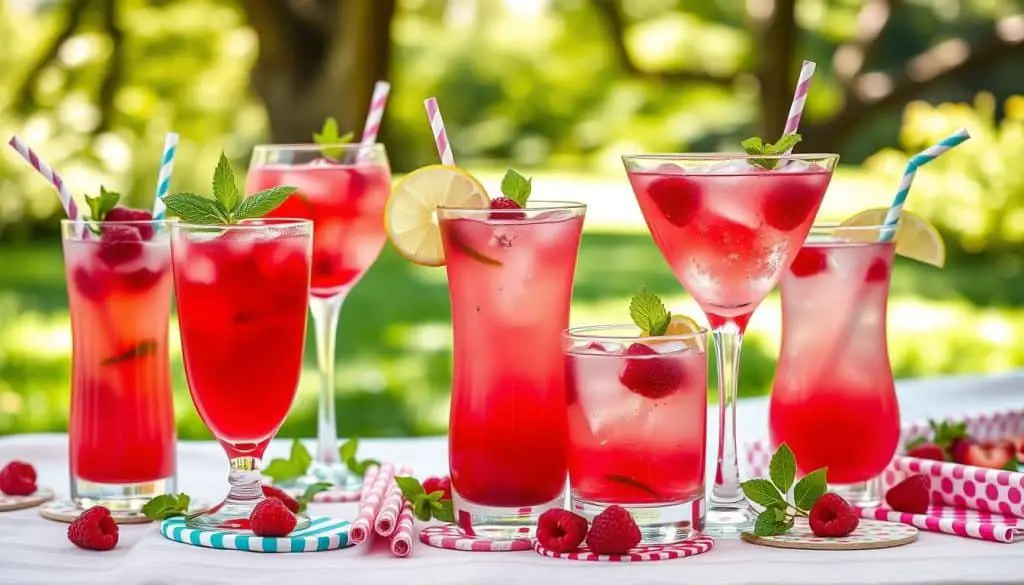 variations of Raspberry Love Mocktail
