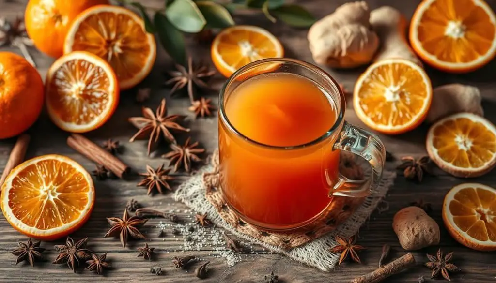 warm spiced mocktail ingredients