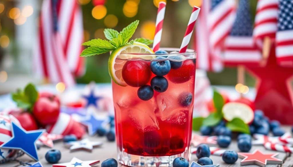 4th of July celebration mocktail