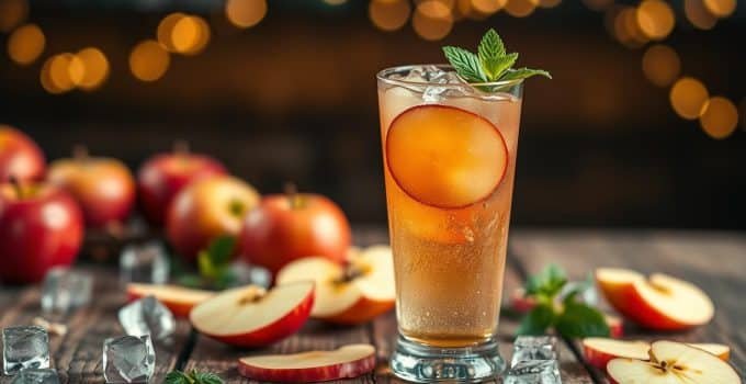 Aged to Perfection Apple Fizz Mocktail