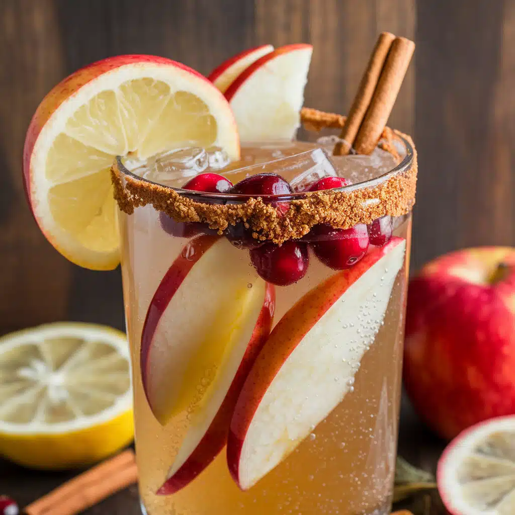 Apple Juice Sparkler Mocktail