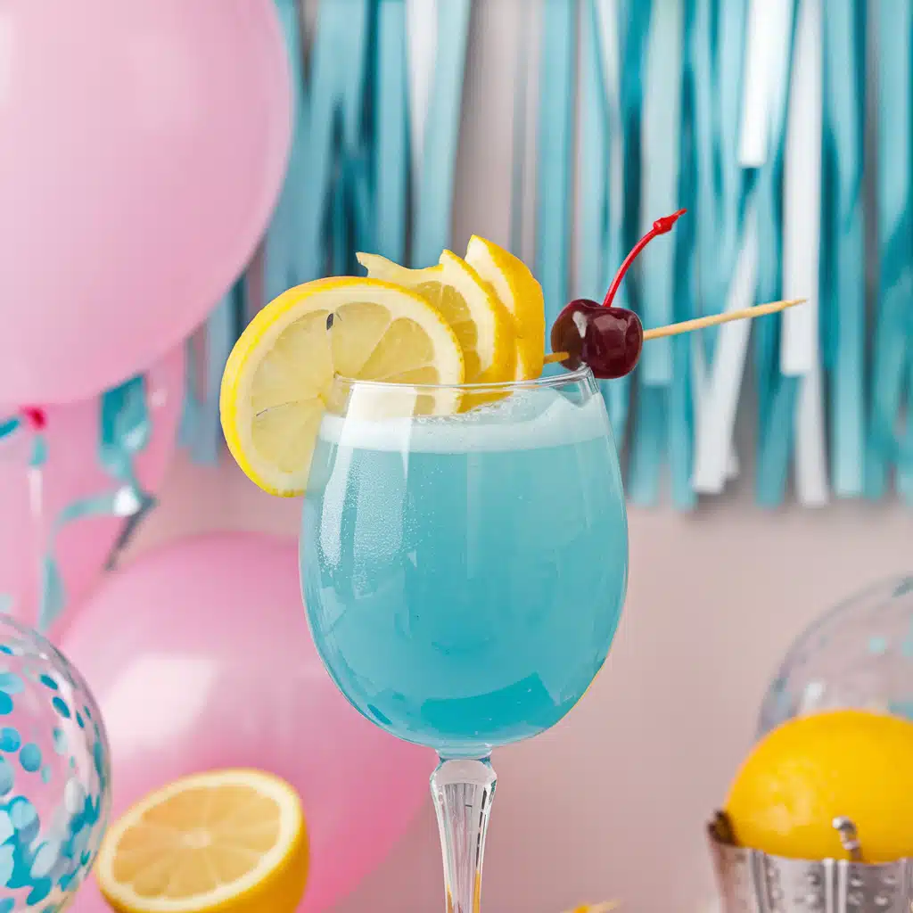 Baby Blue Lagoon Mocktail