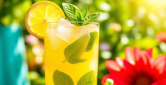 Basil Lemonade Mocktail