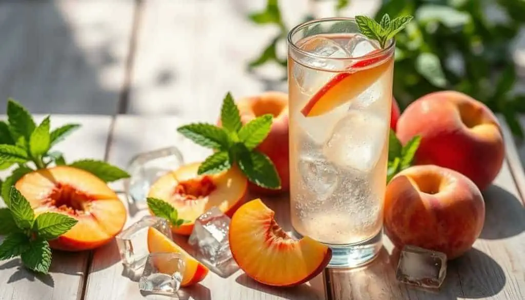Best Ingredients for Sparkling Peach Tea Mocktail