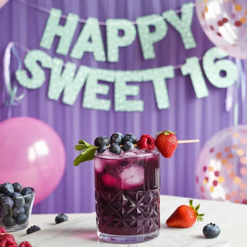 Birthday Berry Bash Mocktail 
