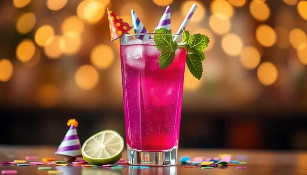Birthday Glow Grape Mocktail
