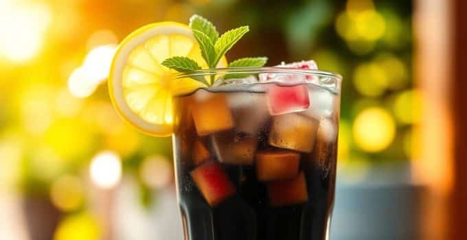 Black Lemonade Mocktail