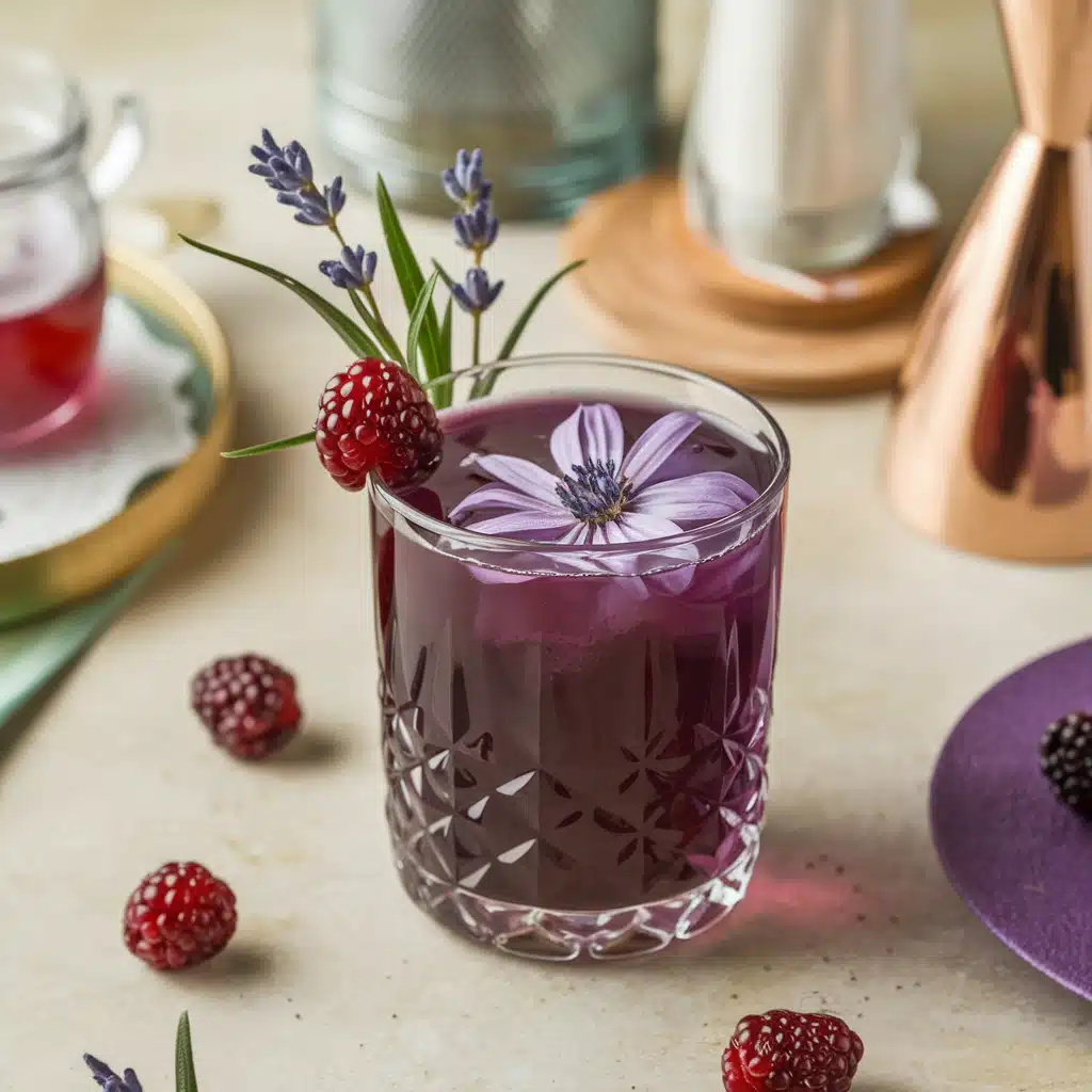 Blackberry Lavender Elegance Mocktail