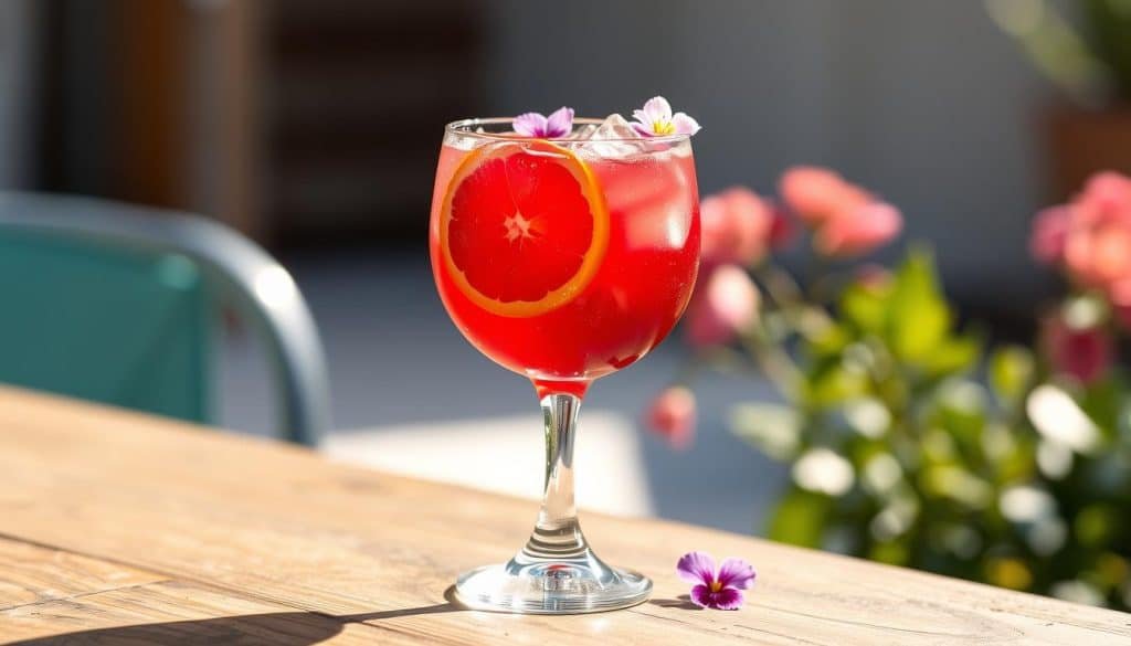 Blood Orange Blossom Mocktail