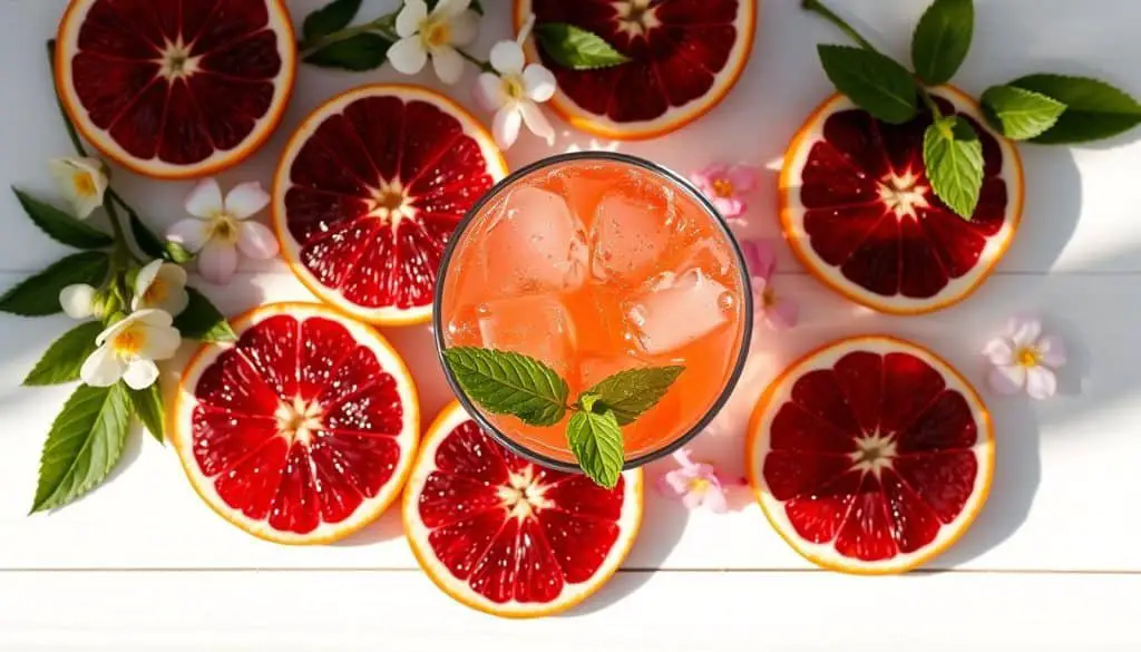 Blood Orange Blossom Mocktail Ingredients