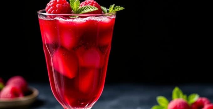 Blood Red Velvet Mocktail