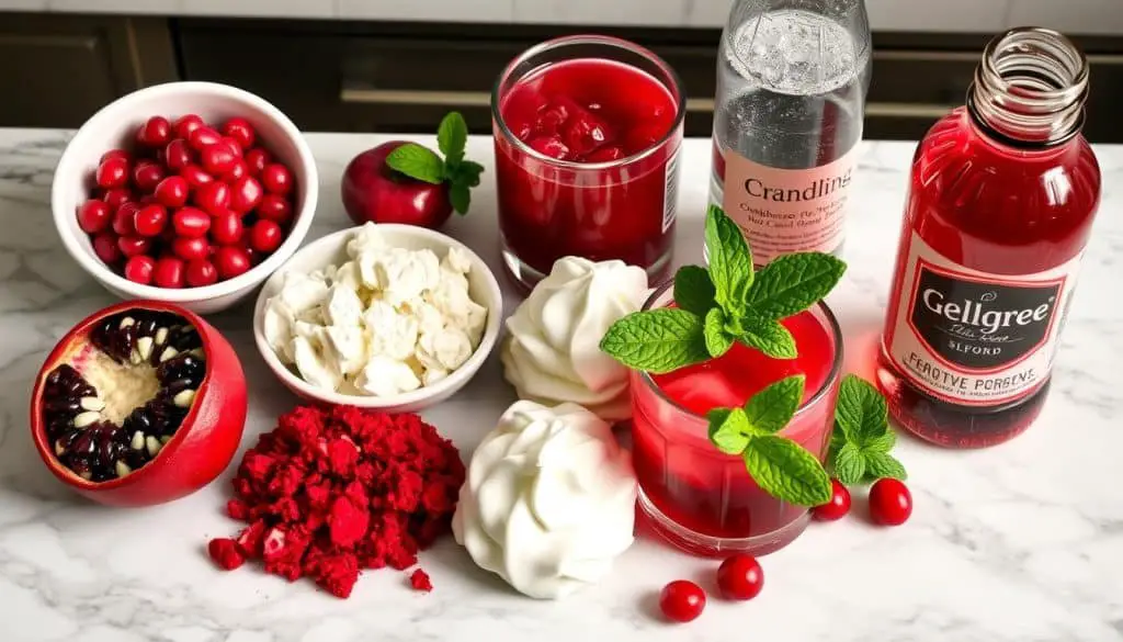Blood Red Velvet Mocktail ingredients