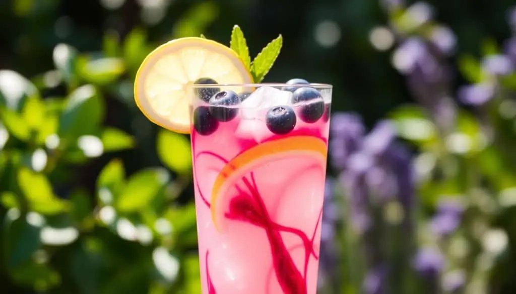 Blueberry Lemon Swirl Mocktail