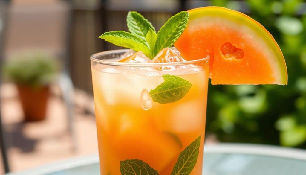 Cantaloupe Mint Mocktail
