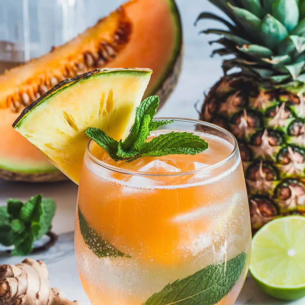 Cantaloupe Mint Mocktail
