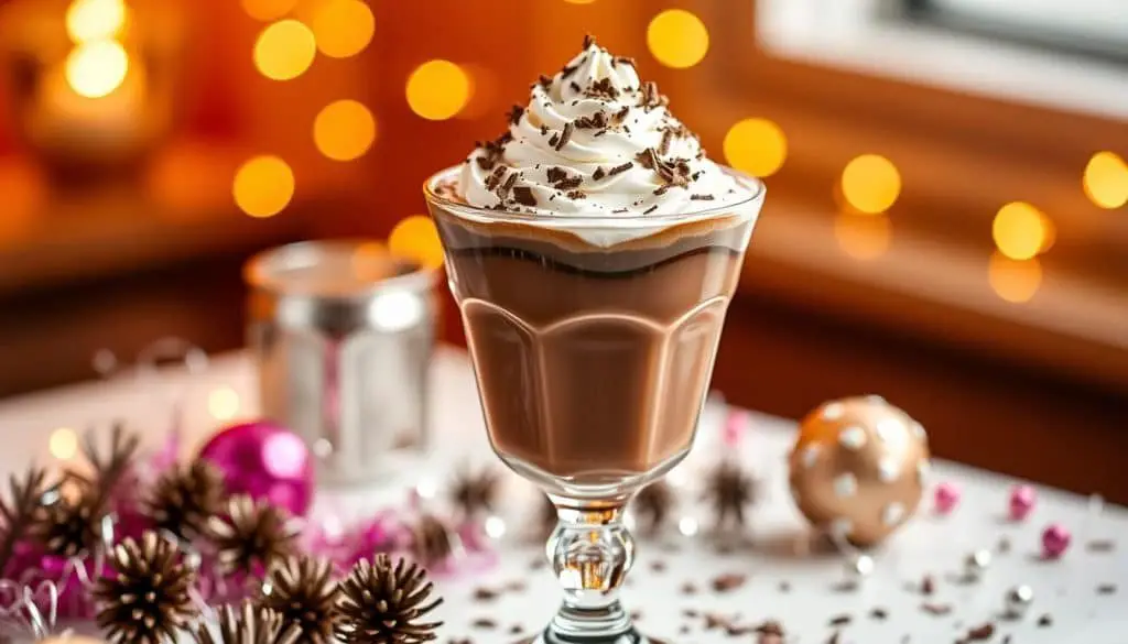 Cheers to 40 Chocolate Cream Mocktail