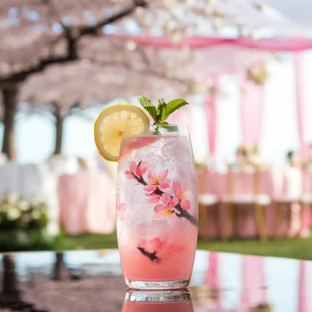 Cherry Blossom Fizz Mocktail