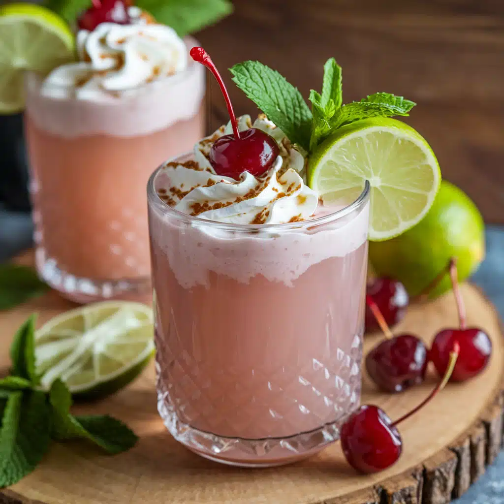 Cherry Vanilla Cream Mocktail 