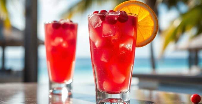 Cranberry Citrus Splash Mocktail