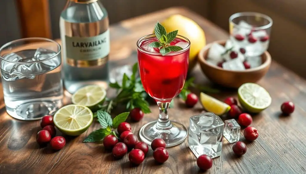Cranberry cocktail tutorial