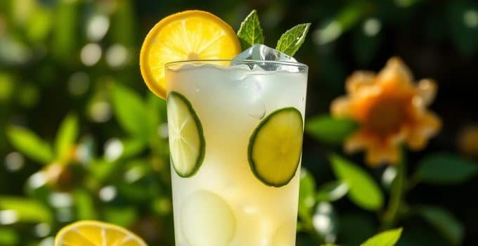 Cucumber Limeade Mocktail