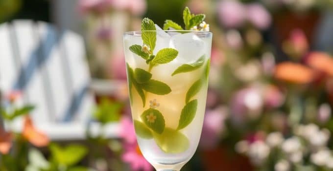 Elderflower Mint Mocktail