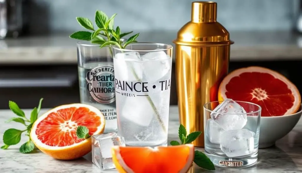 Essential ingredients mocktail