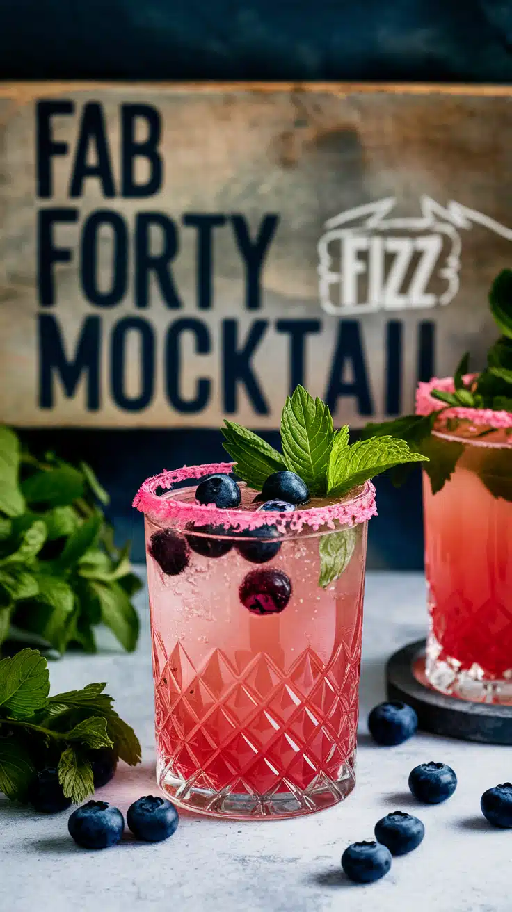 Fab Forty Fizz Mocktail