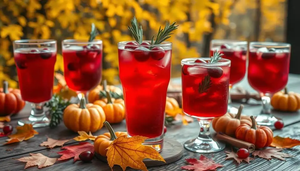 Fall-themed drinks