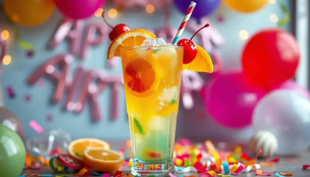 Fizzy Birthday Bash Mocktail