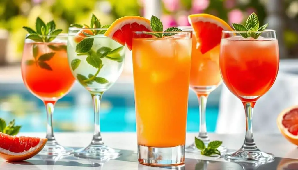 Fruit Mocktails Variations