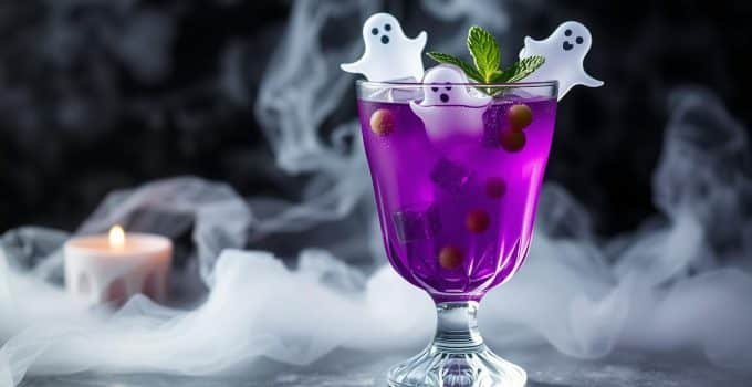 Ghostly Grape Mocktail
