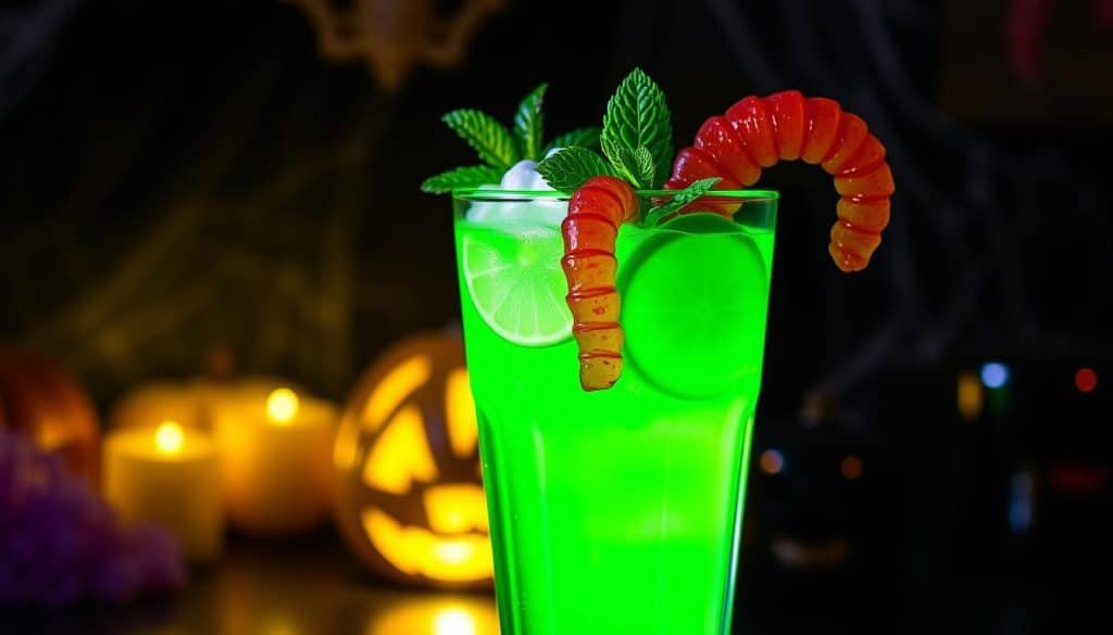 Ghoulish Green Mocktail Ghoulish Green Mocktail