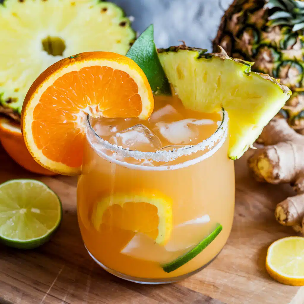 Ginger Citrus Celebration Mocktail