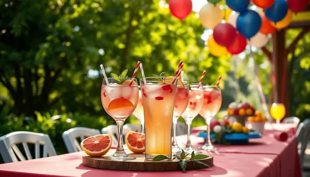 Graduation drinks for outdoor parties