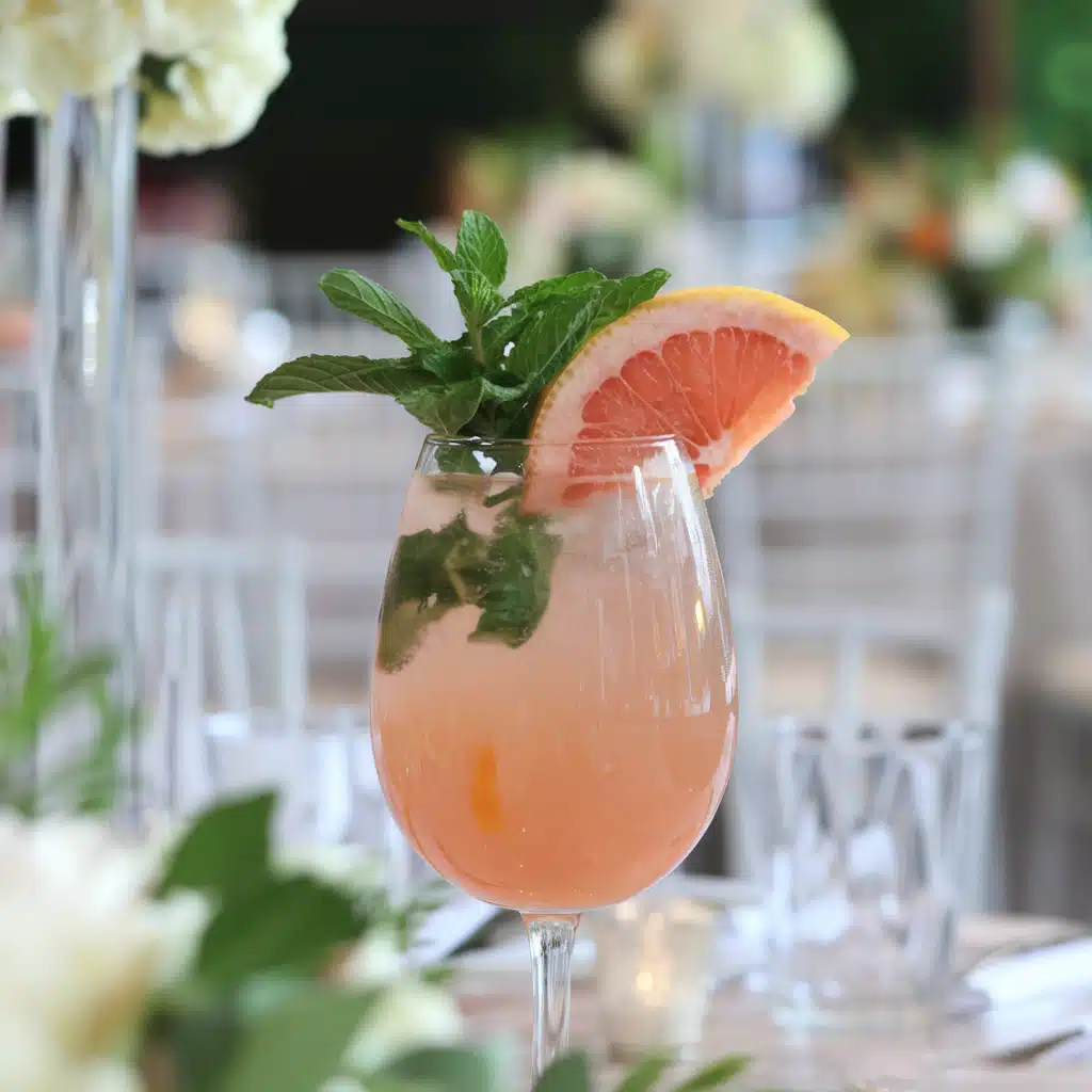 Grapefruit Mint Mocktail 