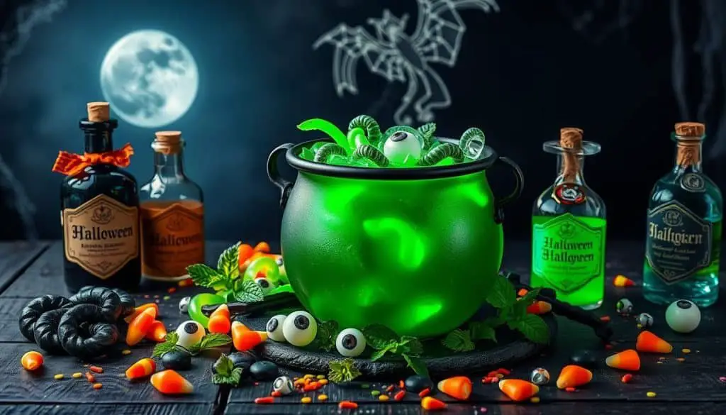 Halloween mocktail ingredients