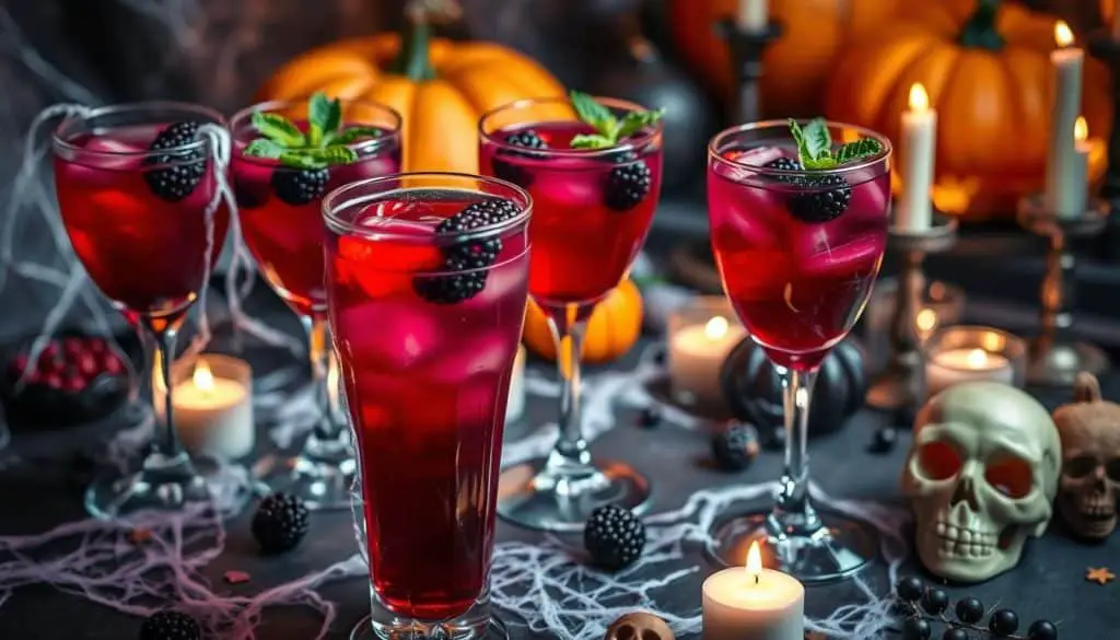 Halloween party mocktail