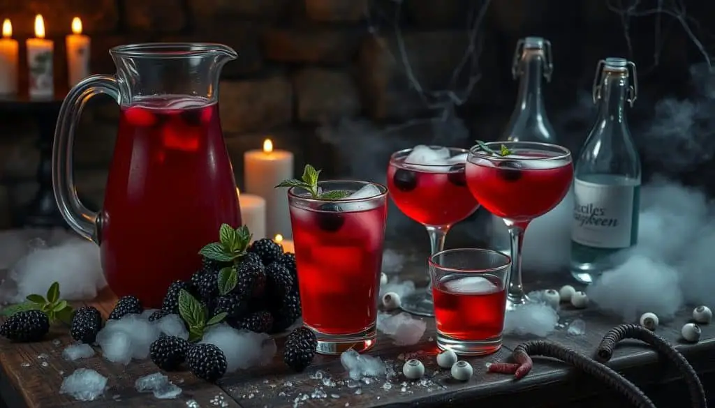 Haunted mocktail ingredients