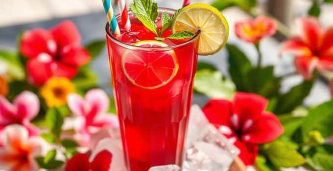 Hibiscus Kiss Mocktail