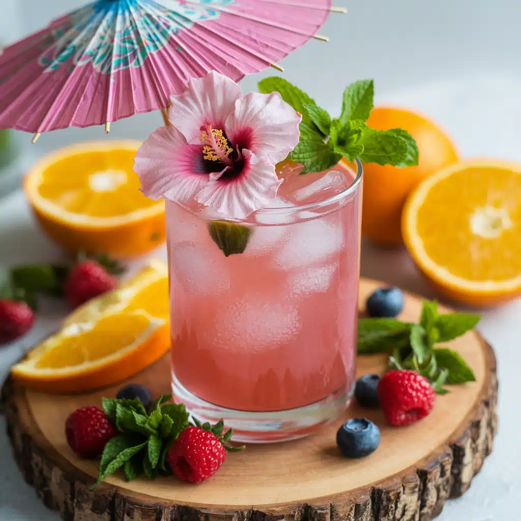Hibiscus Kiss Mocktail