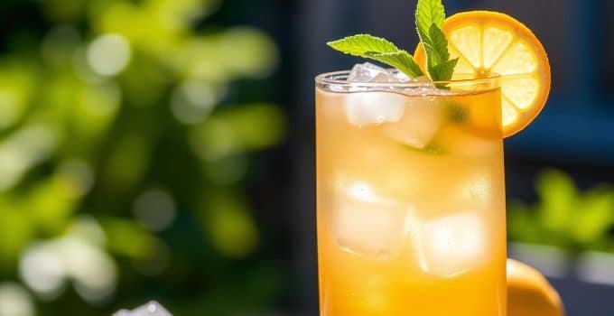 Honey Lemon Spritz Mocktail