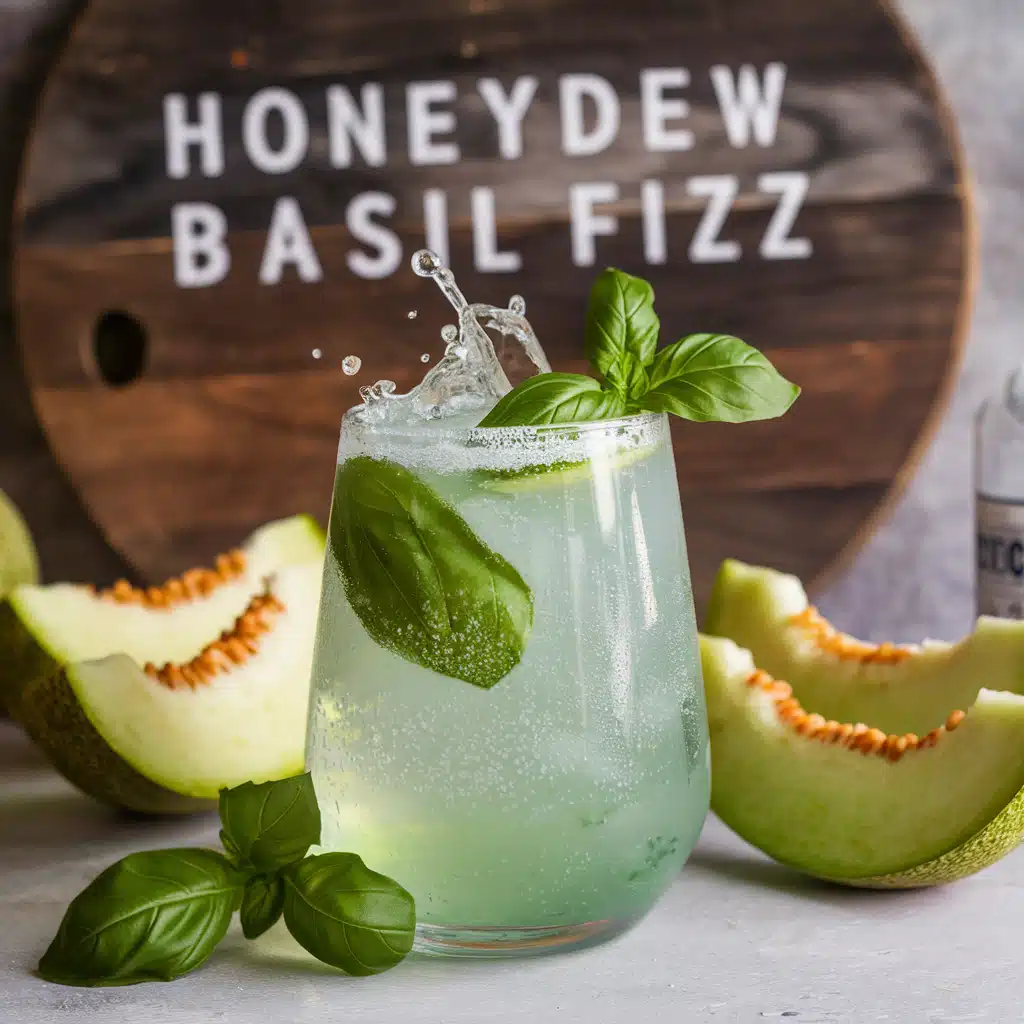 Honeydew Basil Fizz Mocktail