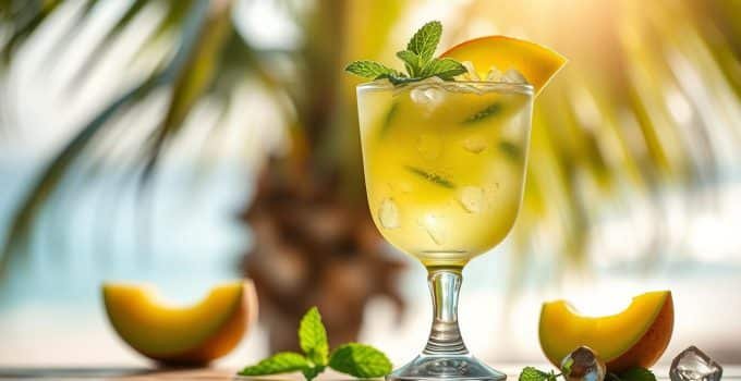Honeydew Spritz Mocktail
