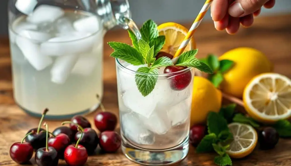 How to Prepare Cherry Lemon Mocktail