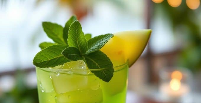 Howling Honeydew Mocktail