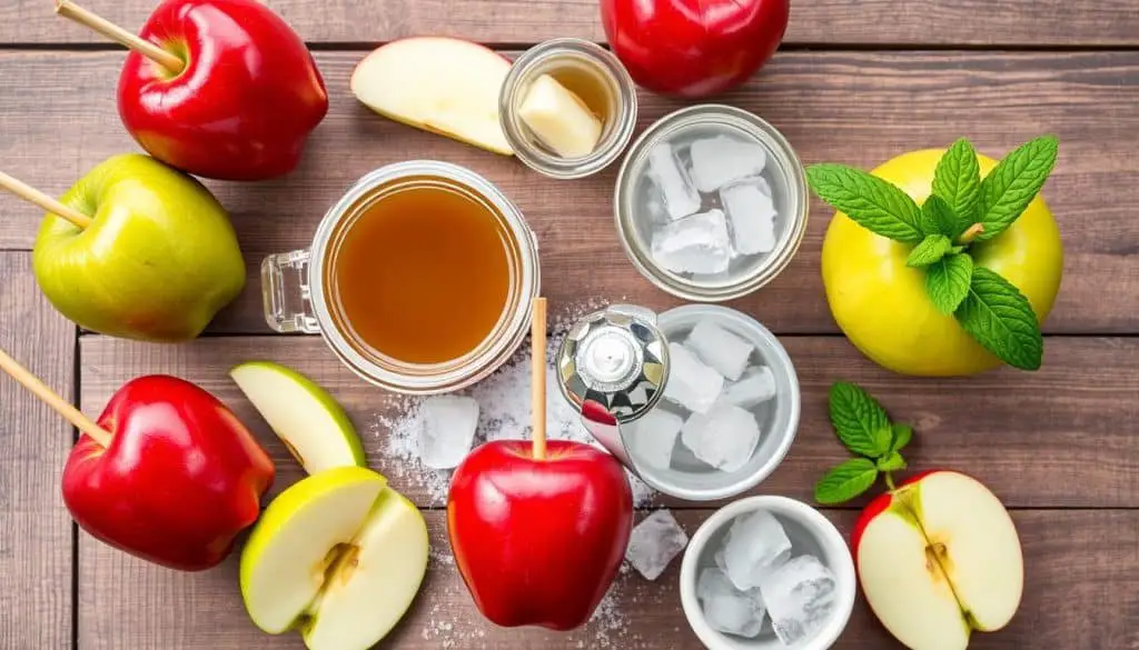 Ingredients for mocktail