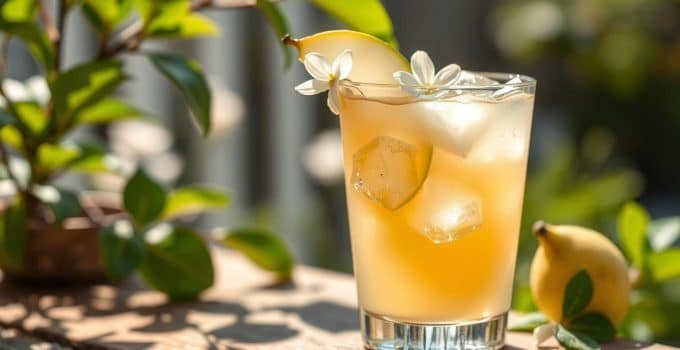 Jasmine Pear Mocktail